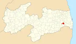 Localização de São José dos Ramos na Paraíba