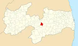 Localização  Santo André na Paraíba