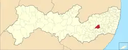 Localização de Altinho em Pernambuco