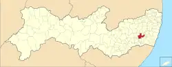 Localização de Bonito em Pernambuco
