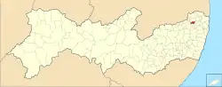 Localização de Buenos Aires em Pernambuco