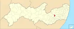 Localização de Cachoeirinha em Pernambuco
