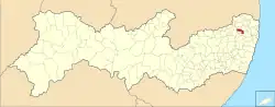 Localização de Carpina em Pernambuco