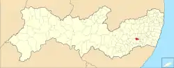 Localização de Cupira em Pernambuco