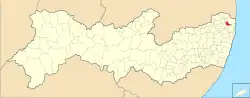 Localização Itaquitinga em Pernambuco