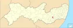 Localização de Jupi em Pernambuco