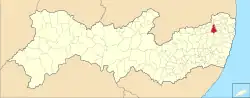 Localização de Limoeiro em Pernambuco