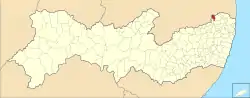 Localização de Macaparana em Pernambuco