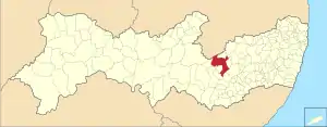 Localização de Pesqueira em Pernambuco