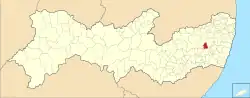 Localização de Sairé em Pernambuco