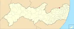 Localização de Vertente do Lério em Pernambuco