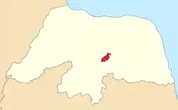 Localização de Bodó no Rio Grande do Norte