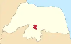 Localização de Florânia no Rio Grande do Norte