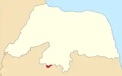Localização de Ipueira no Rio Grande do Norte