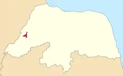 Localização de Itaú no Rio Grande do Norte