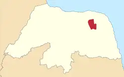 Localização de João Câmara no Rio Grande do Norte