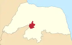 Localização de Jucurutu no Rio Grande do Norte