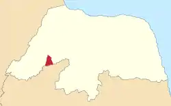 Localização de Patu no Rio Grande do Norte