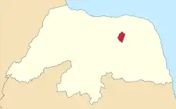 Localização de Pedra Preta no Rio Grande do Norte