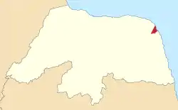 Localização de Rio do Fogo no Rio Grande do Norte