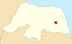 Localização de São Paulo do Potengi no Rio Grande do Norte