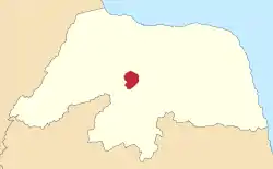 Localização de São Rafael no Rio Grande do Norte