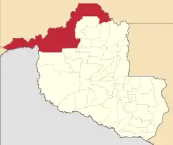 Localização de Porto Velho em Rondônia