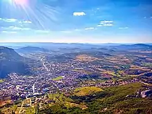 Cidade do Brejo vista a partir da Serra da Prata