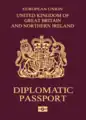 Passaporte britânico diplomático biométrico