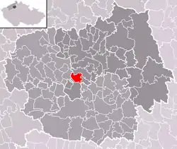 Localização de Brňany