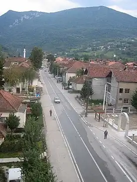 La rue principale de Brodarevo