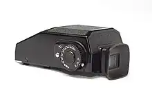 Encaixe de prisma para câmeras Bronica ETR de formato médio.