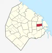 Localização de Monserrat em Buenos Aires.