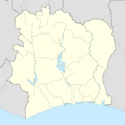 Iamussucro está localizado em: Costa do Marfim