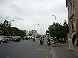 Avenida localizada no Distrito 3.