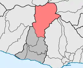 Localização no município de Câmara de Lobos