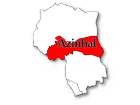 Localização no município de Castro Marim