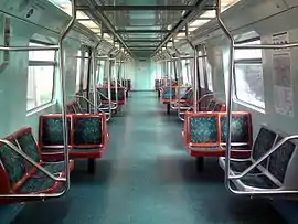 Interior de uma composição da Série 2070