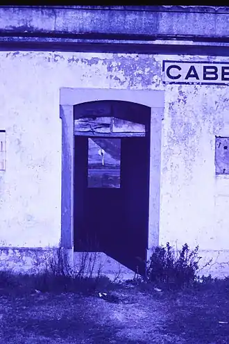 Apeadeiro de Cabeção, na Década de 1980.