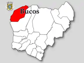 Localização no município de Cabeceiras de Basto