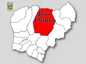 Localização no município de Cabeceiras de Basto