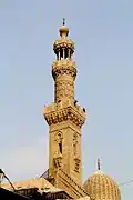 Minarete da Mesquita-Madraça de Axerafe Barsbai (1425).