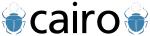 O logotipo da biblioteca gráfica cairo.