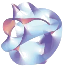 Spacetime curvature schematic