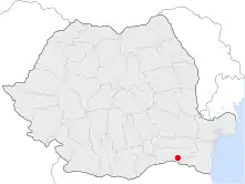 Localização de Oltenița no distrito de Călărași