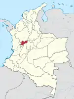 Location of Caldas
