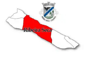 Localização no município de Calheta (Açores)