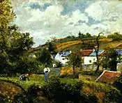 Aldeia perto de Pontoise, Museu das Belas Artes - Basileia