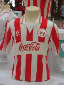 Uniforme de 1992, utilizado por Nivaldo, o autor do gol mais rápido da história do Brasileirão.