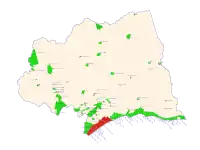 Em vermelho Cidade da Costa